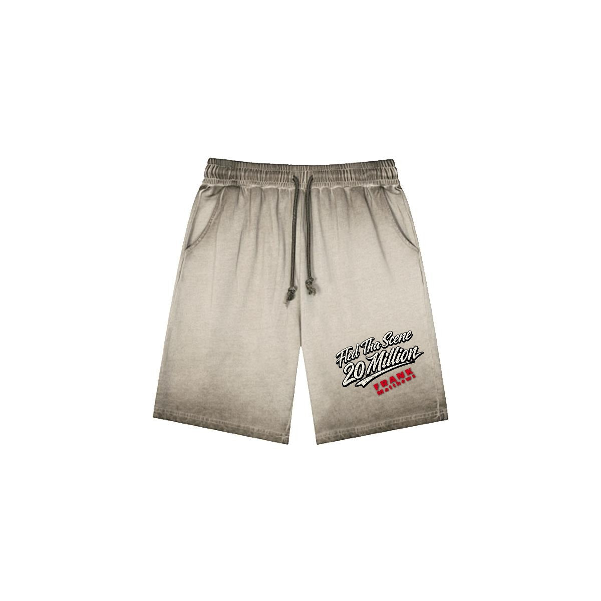 FRANK Vintage Wash Drawstring Shorts