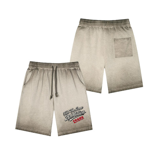 FRANK Vintage Wash Drawstring Shorts